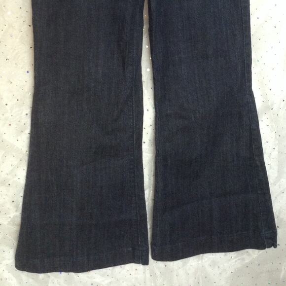 YMI PREMIUM FLARE Dark Rinse Jeans Size 7 y2k - Picture 8 of 8